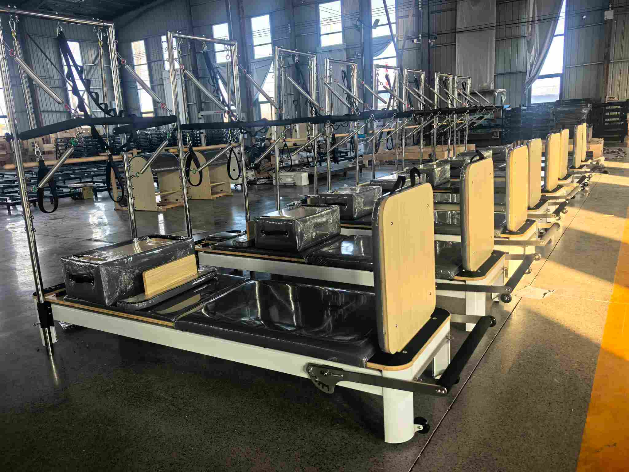 Bulk Shipment News | Yingruis Supermodel Commercial Pilates Reformers Exported to Global Markets