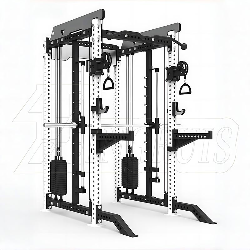 All-in-One Power Rack with Cable Crossover+Smith