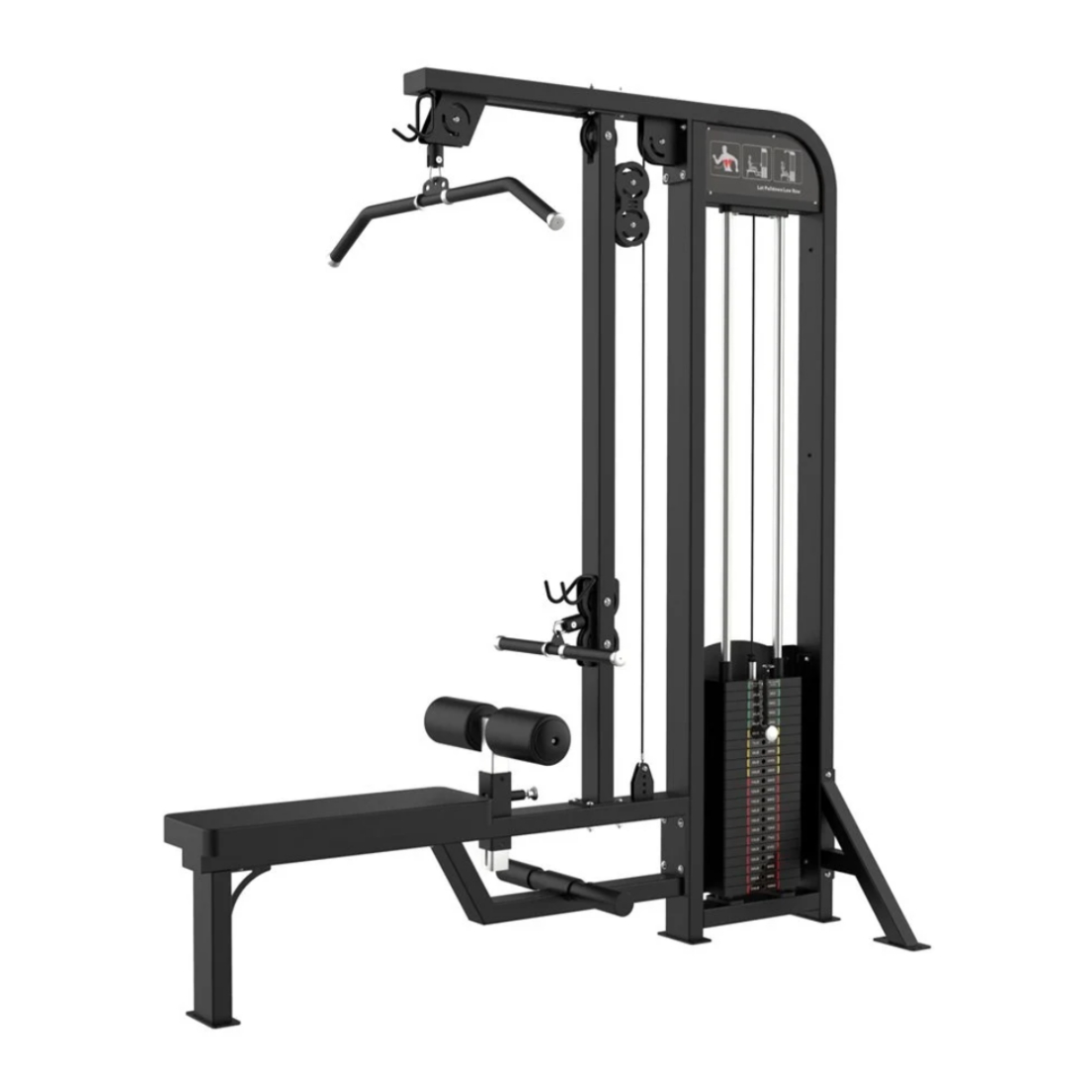 Lat + low row